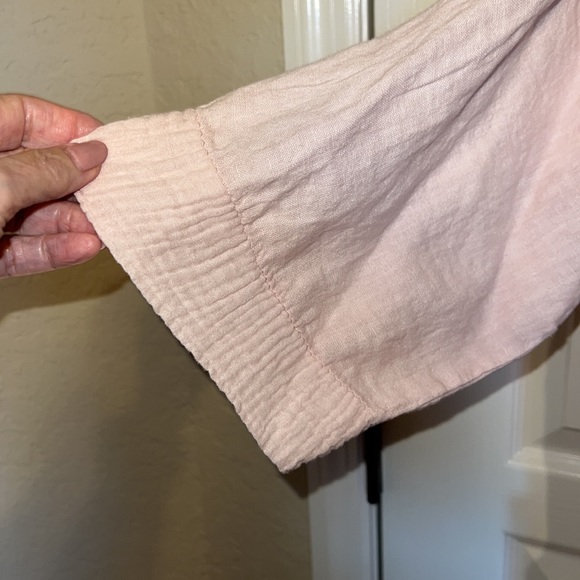 Italian Linen Tunic 100% Sz 1X - Picture 4 of 11